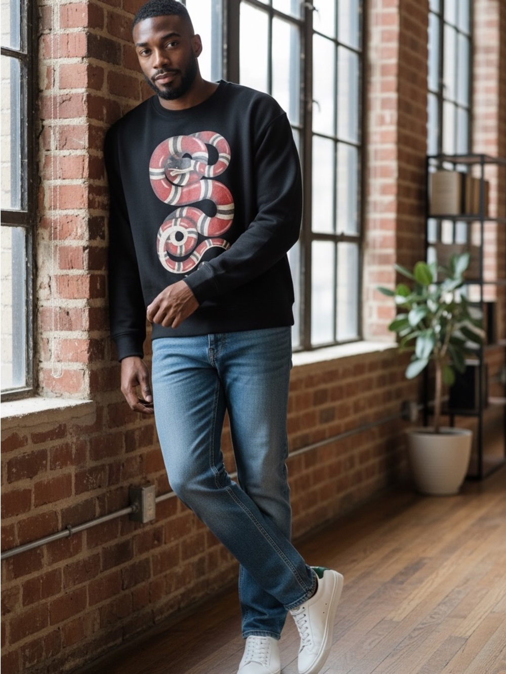 Gucci Snake Crewneck Mens Size M